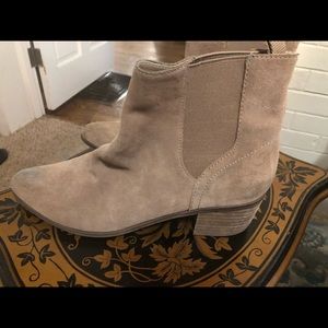 Dolce Vita suede booties, size 8
